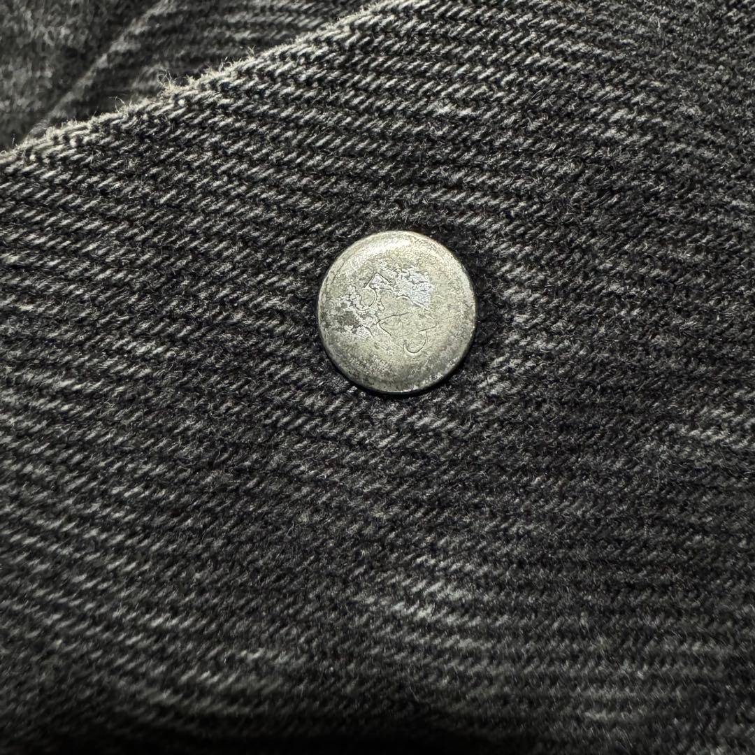 USA製 80s Levis 70507 ブラックデニムジャケット スミ黒 古着