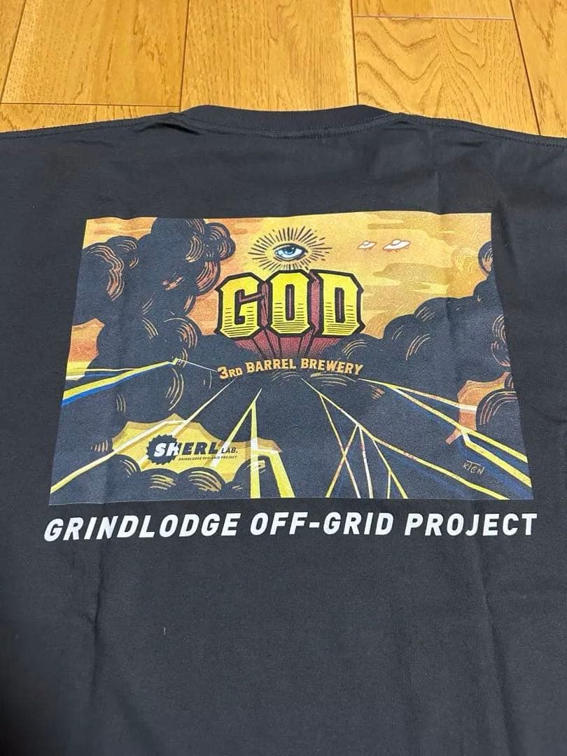 GRIND LODGE SHERL lab グラインドロッヂ　Tシャツ　XL