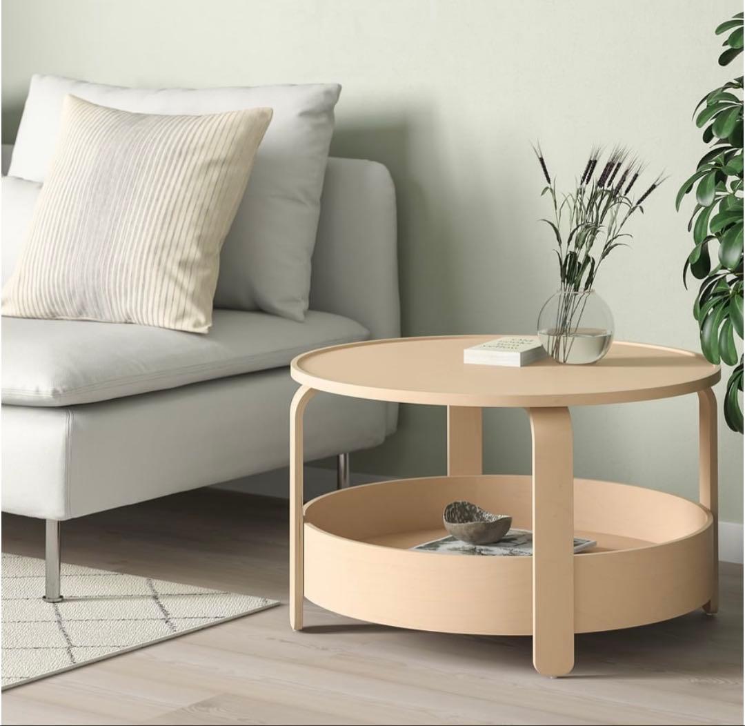 IKEA BORGEBY イケア ボルゲビー ローテーブル 丸テーブル