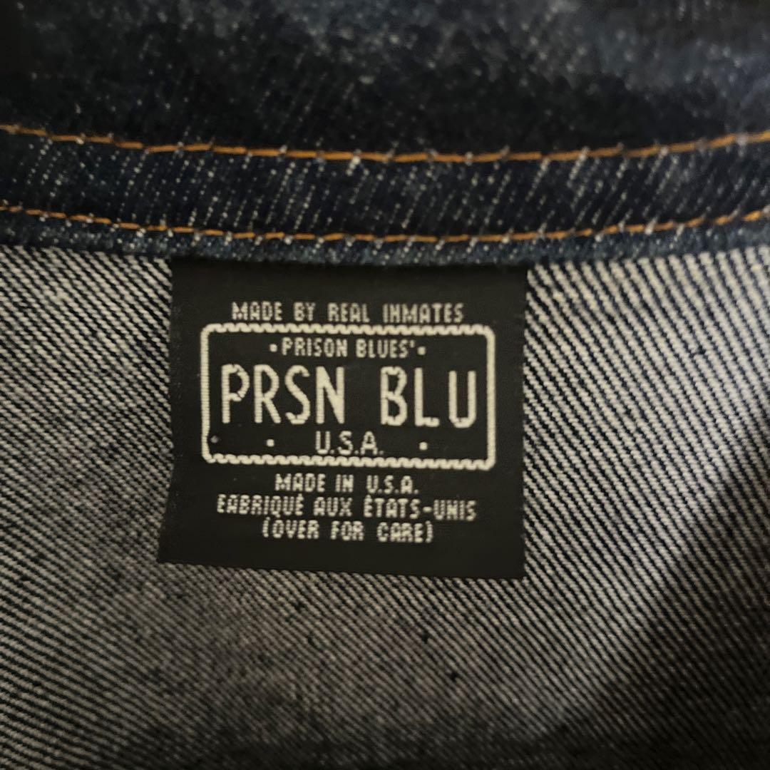 PRSN BLU デニムジャケット ダークブルー