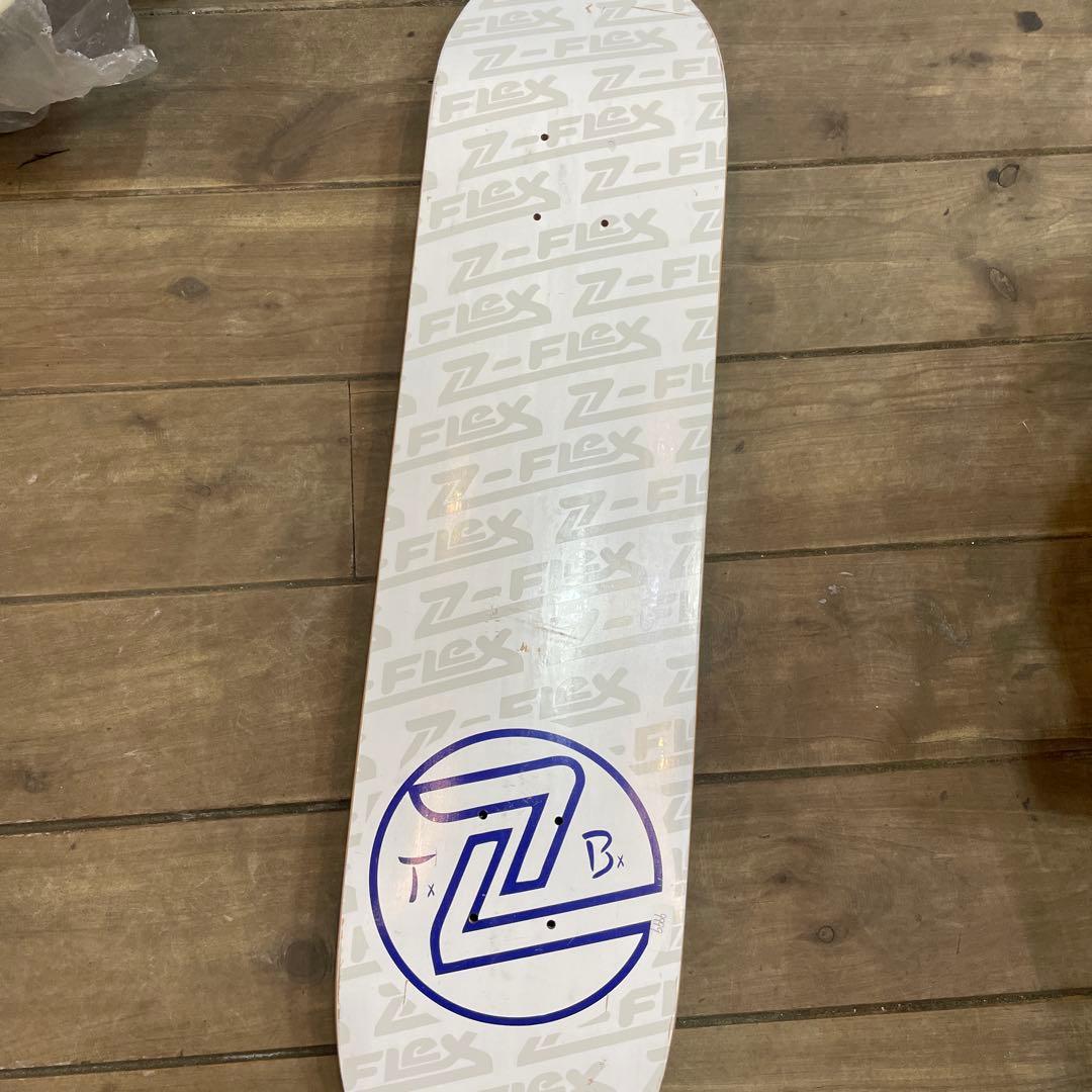 Z-Flex スケートボードデッキ ホワイト傷あり