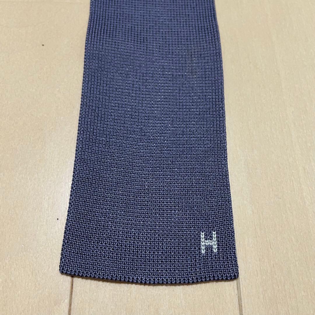 【キャトルタン 美品】HERMES エルメス ネクタイ 青 ブルー系他 通勤