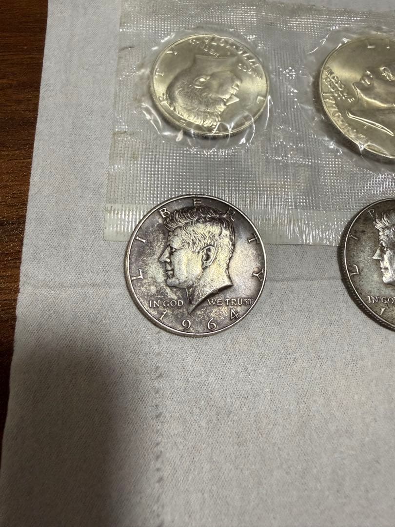 アメリカ合衆国記念銀貨セット＋ケネディ、フランクリン