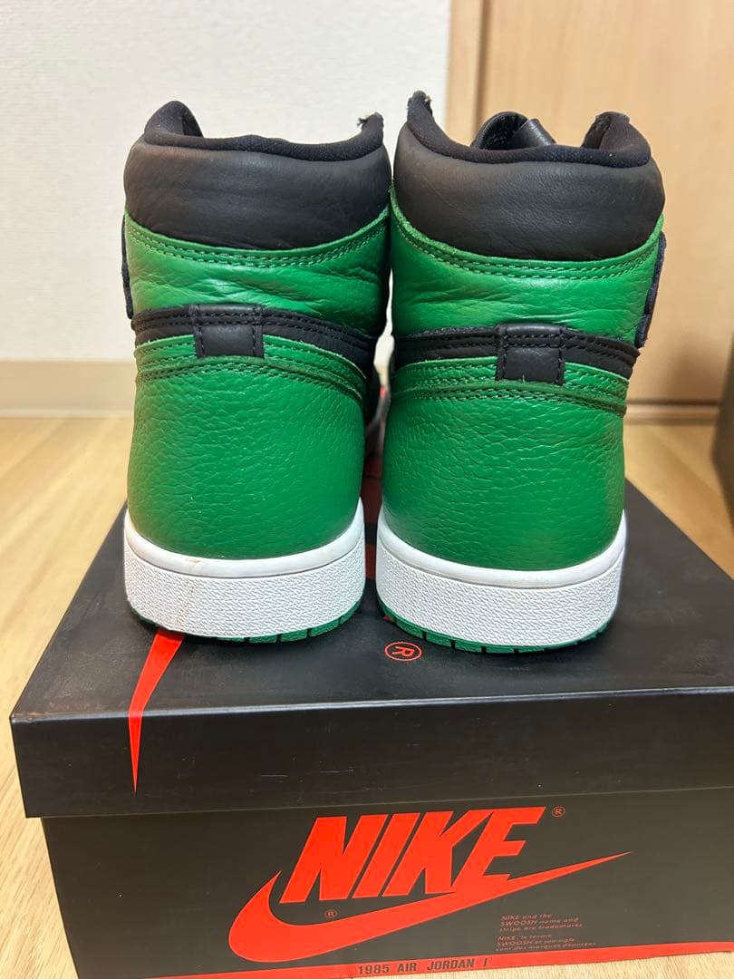 シューズ(男性用) Nike Air Jordan 1 Retro Black/Pine Green