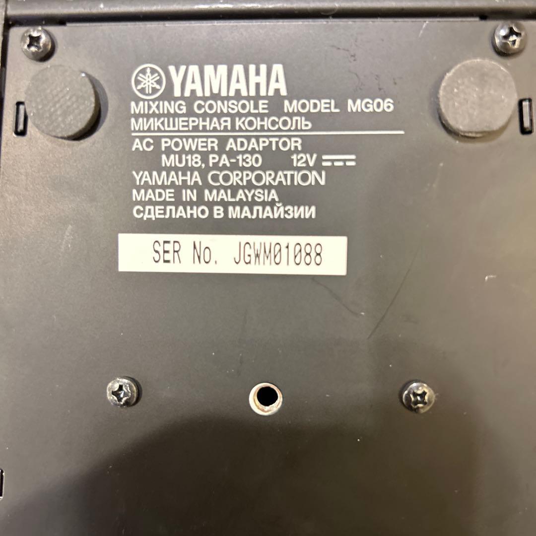 YAMAHA ヤマハ　MG06 ミキサー