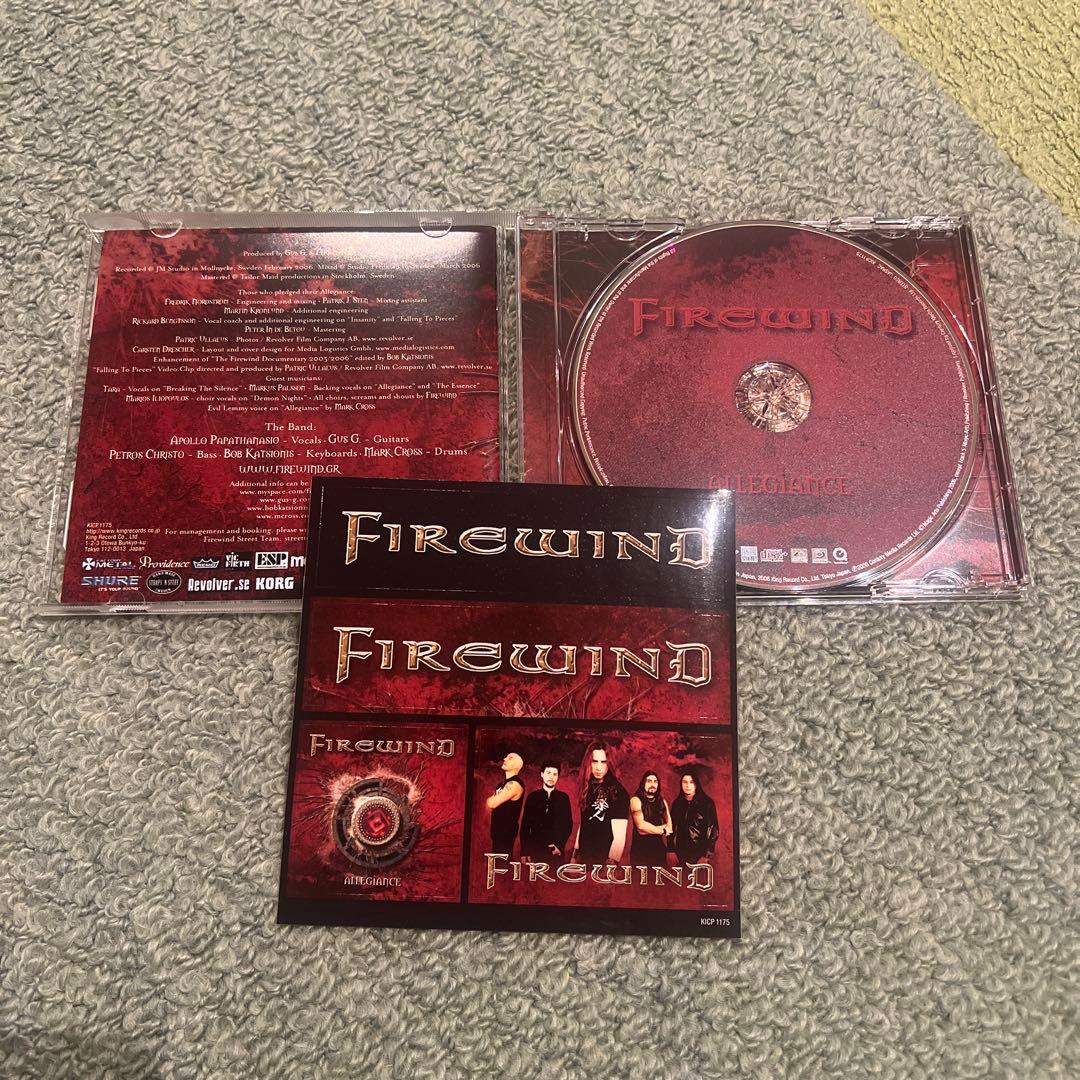 Firewindファイヤーウインド国内初回盤含むCD9枚セット