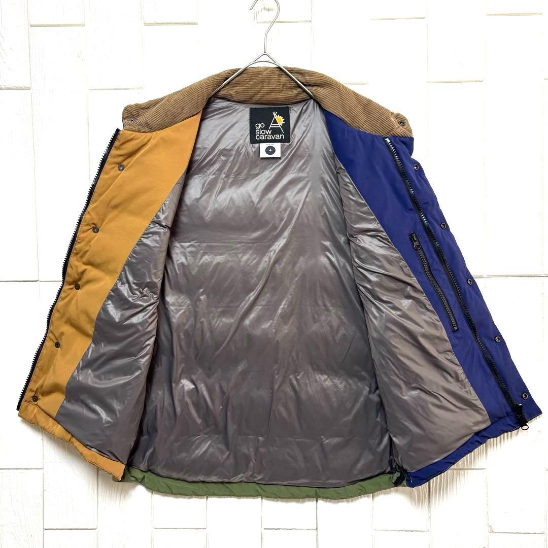 完売品 美品 ゴースローキャラバン ヘビーフラットクレイジー ダウンベスト XL