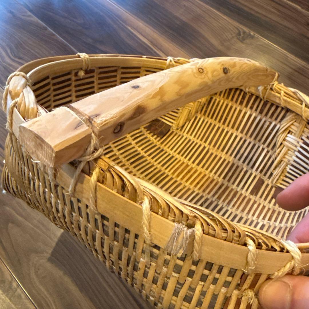 「imaさん専用」Ideee 竹製ハンドル付きバスケット