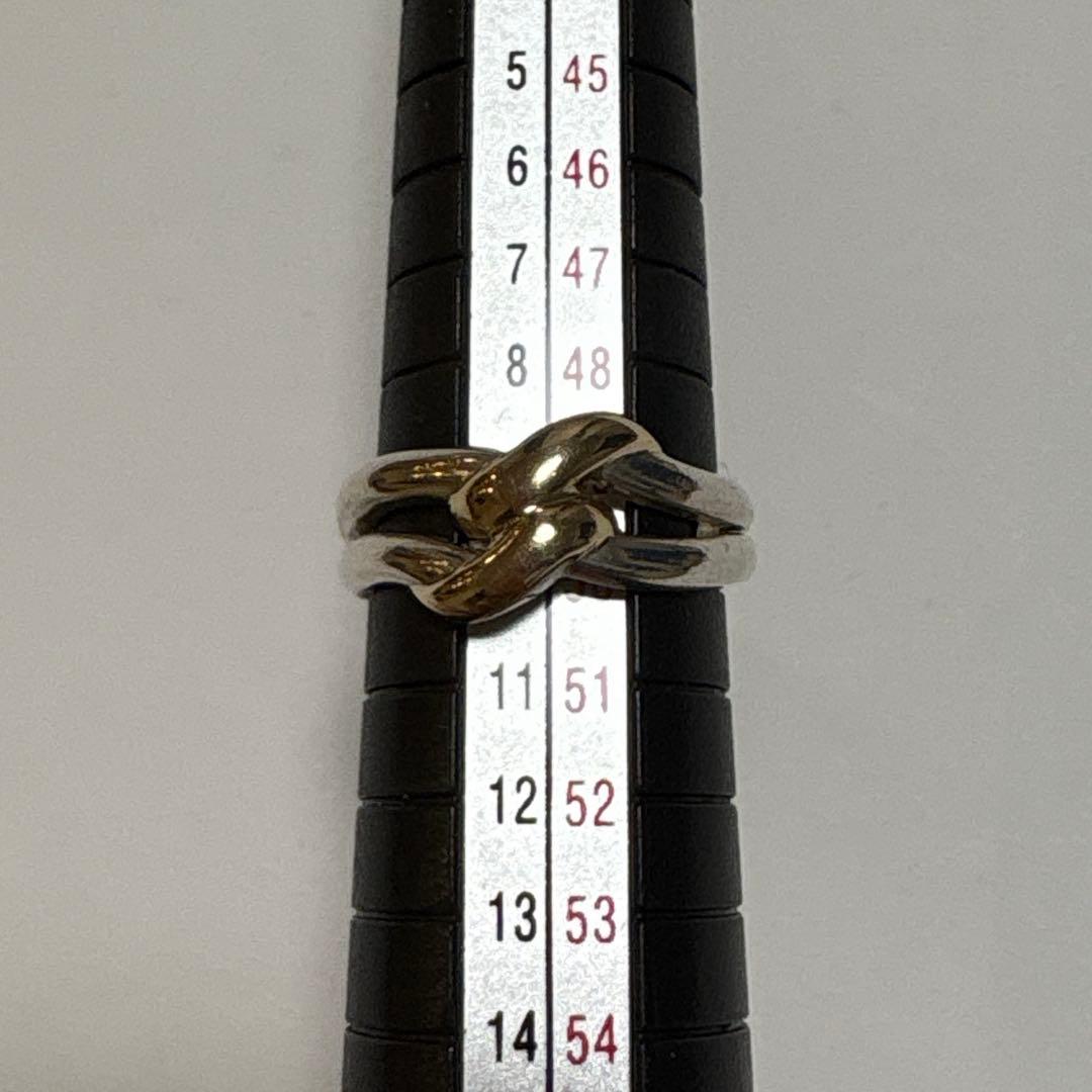 ヴァンドーム　4°C　K10　シルバー　コンビ　リング