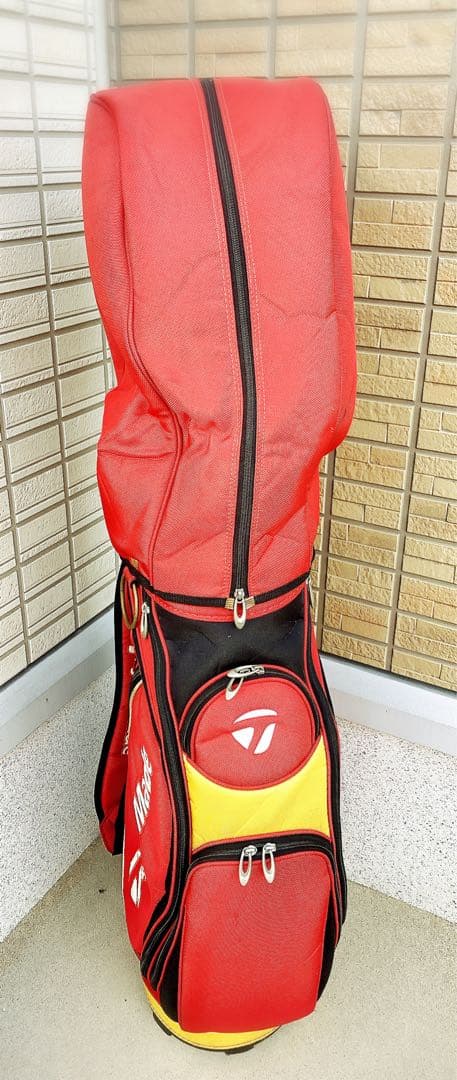 テーラーメイド キャディバッグ レッド　ゴルフバッグ TaylorMade
