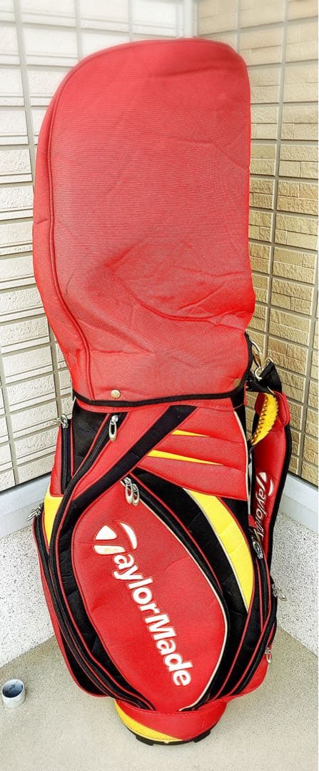 テーラーメイド キャディバッグ レッド　ゴルフバッグ TaylorMade