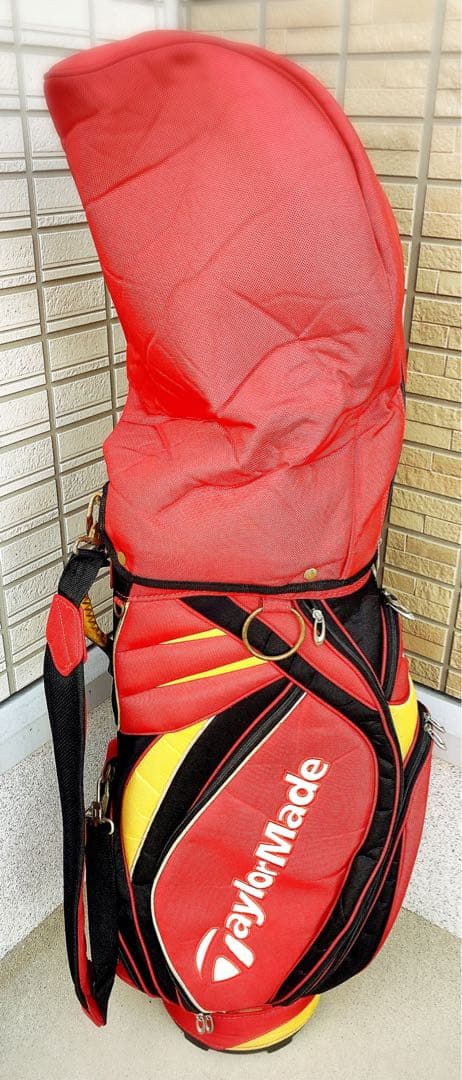 テーラーメイド キャディバッグ レッド　ゴルフバッグ TaylorMade