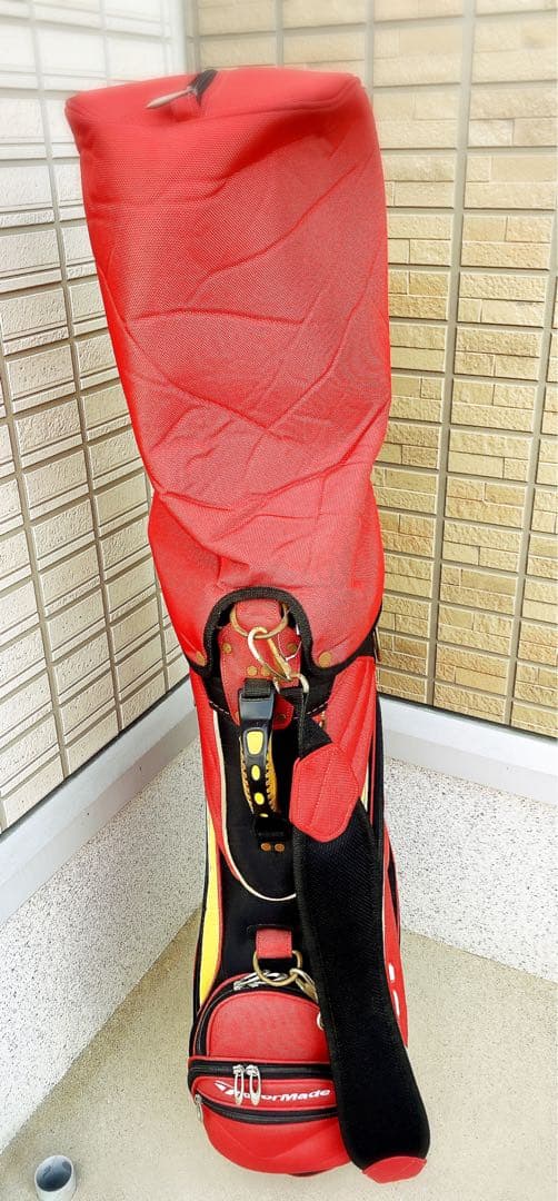 テーラーメイド キャディバッグ レッド　ゴルフバッグ TaylorMade