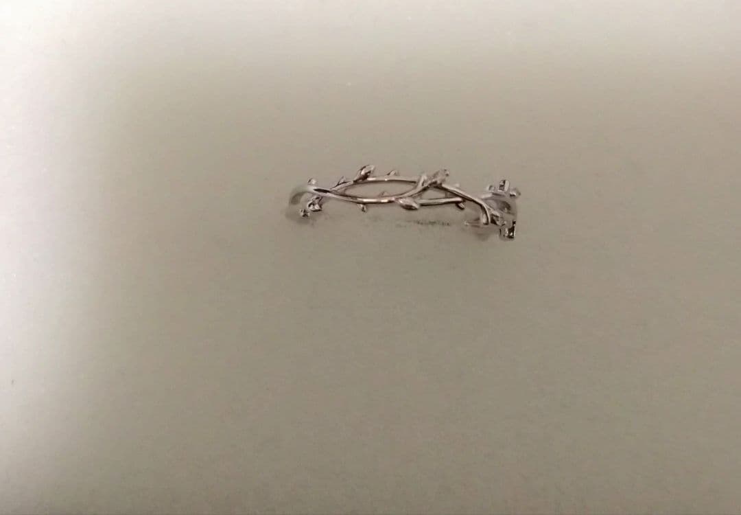 ジュエリーツツミ K10ホワイトゴールドダイヤモンドリング