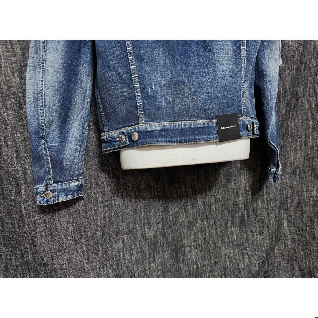 未使用 定価144100円 23SS Dsquared2 デニムジャケット　落書