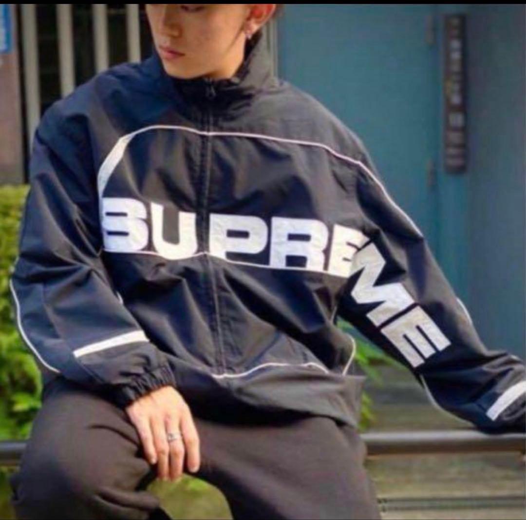 シュプシュプ　supreme s paneled track jacket