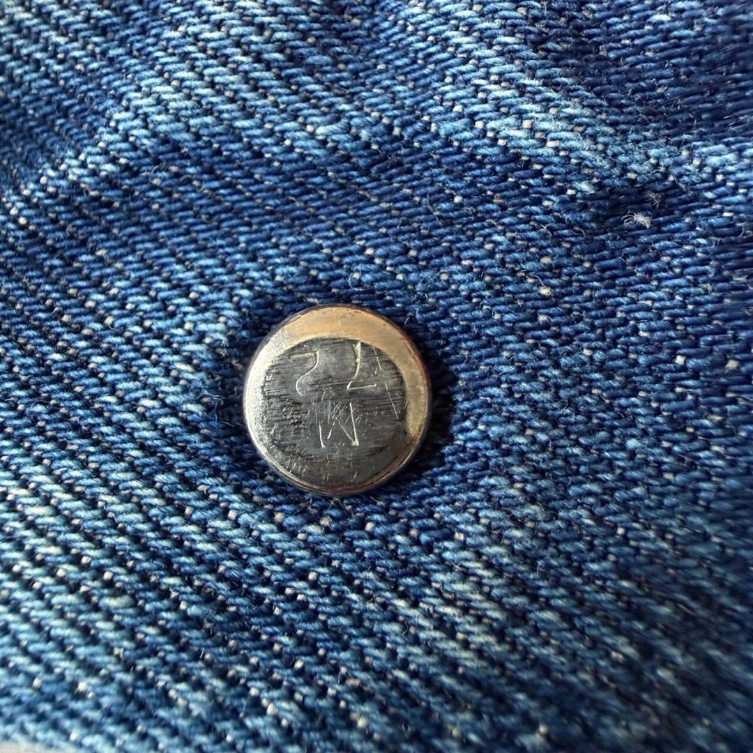 70s USA製 Sears ROEBUCKS デニムジャケット 襟コーデュロイ