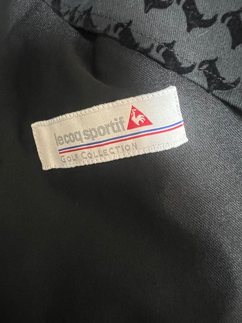 le coq sportif ゴルフスカート 黒 ダブルボタン