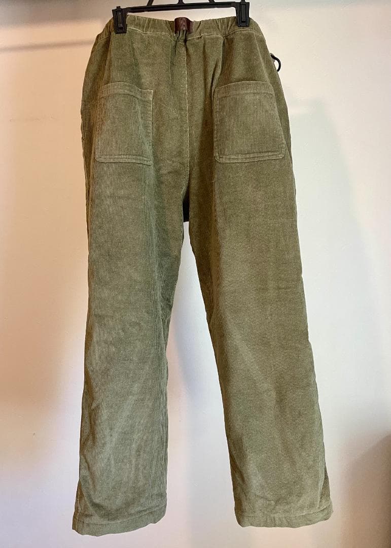 【コーデュロイ】BLUCO WARM WORK PANTS　オリーブ