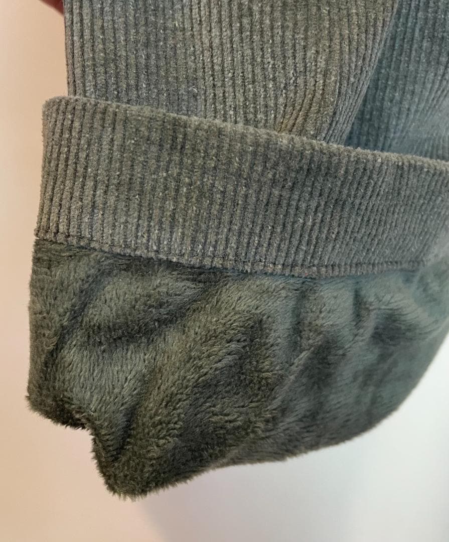 【コーデュロイ】BLUCO WARM WORK PANTS　オリーブ
