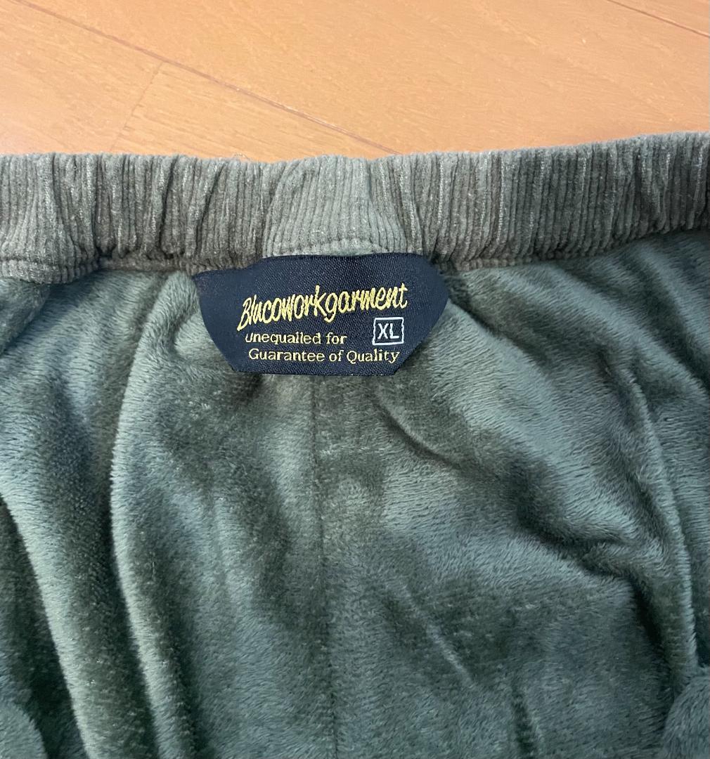 【コーデュロイ】BLUCO WARM WORK PANTS　オリーブ
