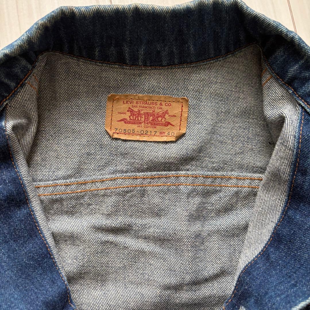 Levi's (リーバイス)デニムジャケット 40 古着 70505-0217