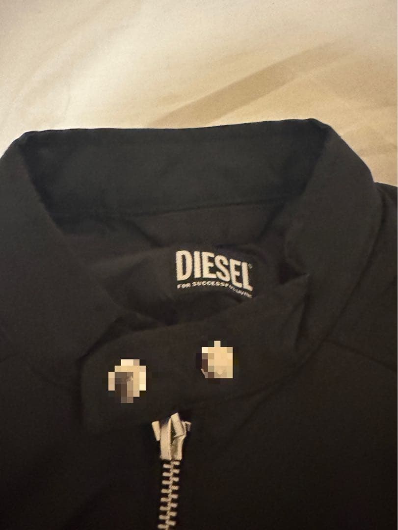DIESEL ディーゼル ブラック ライダースジャケット