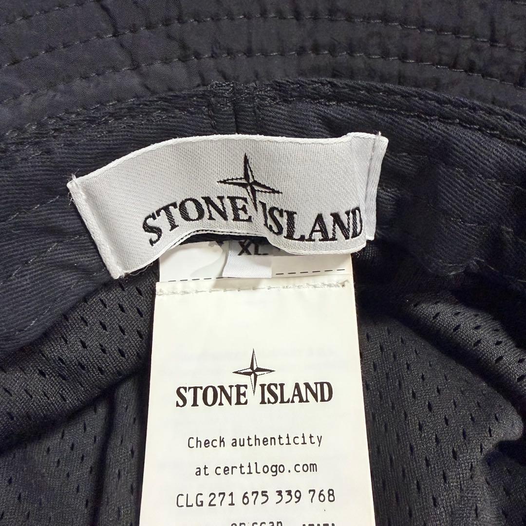 STONE  ナイロン バケットハット ストーンアイランド 黒