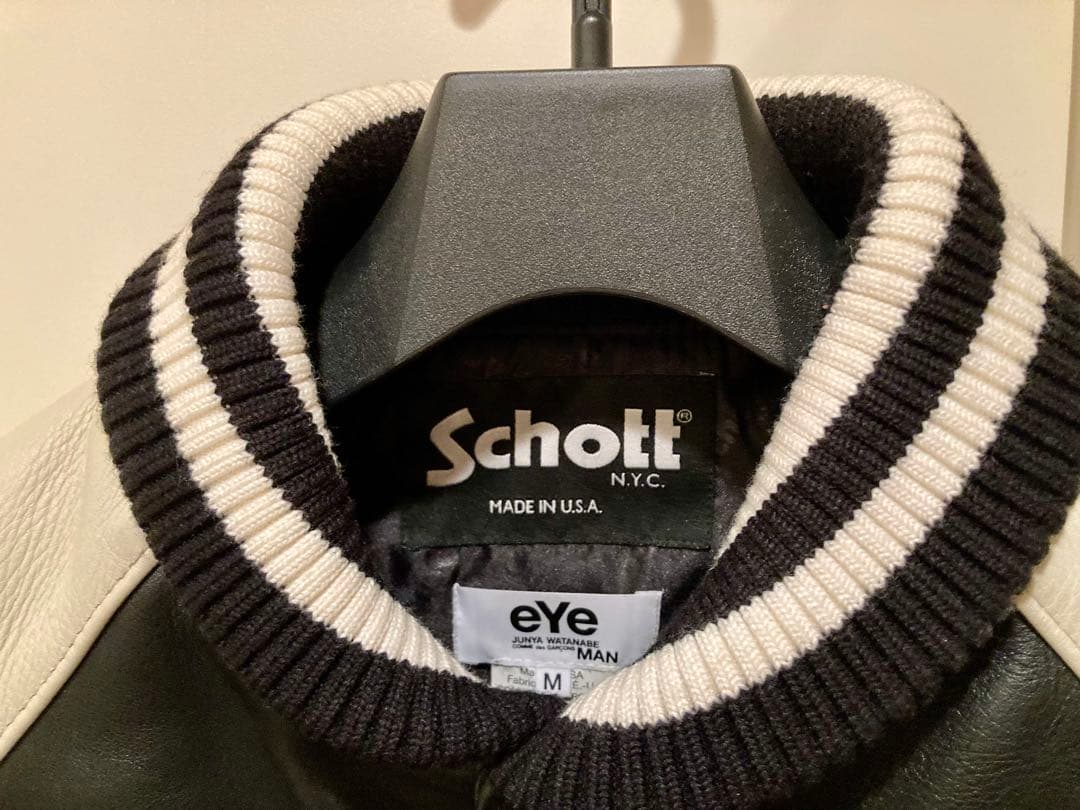 JUNYAWATANABE×Schottコラボレザースタジャン