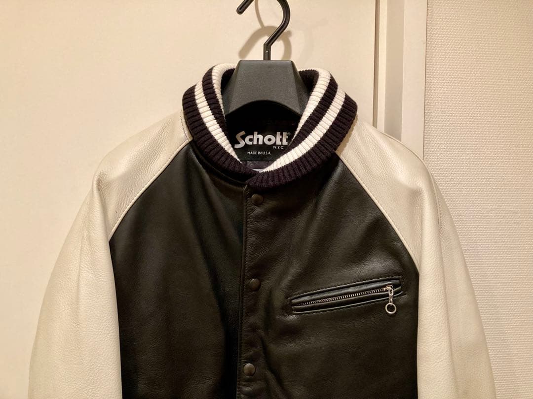 JUNYAWATANABE×Schottコラボレザースタジャン