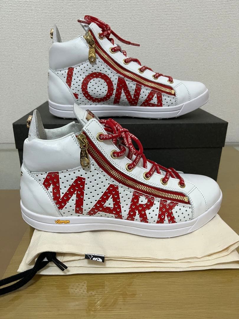 シューズ(男性用) MARK&LONA Encore Zip High-cut Sneaker