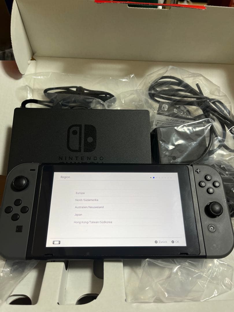 Nintendo Switch 本体 グレー 中古