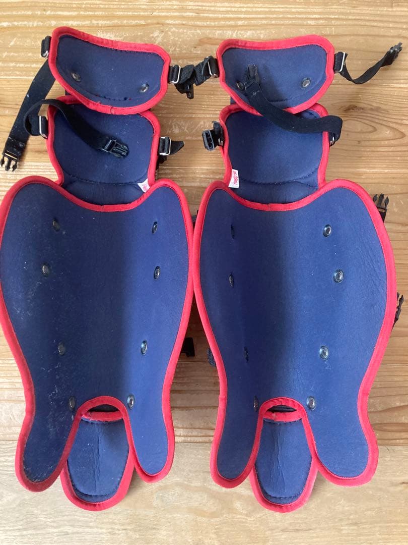 Rawlings キャッチャー用防具 レッド　足のみ