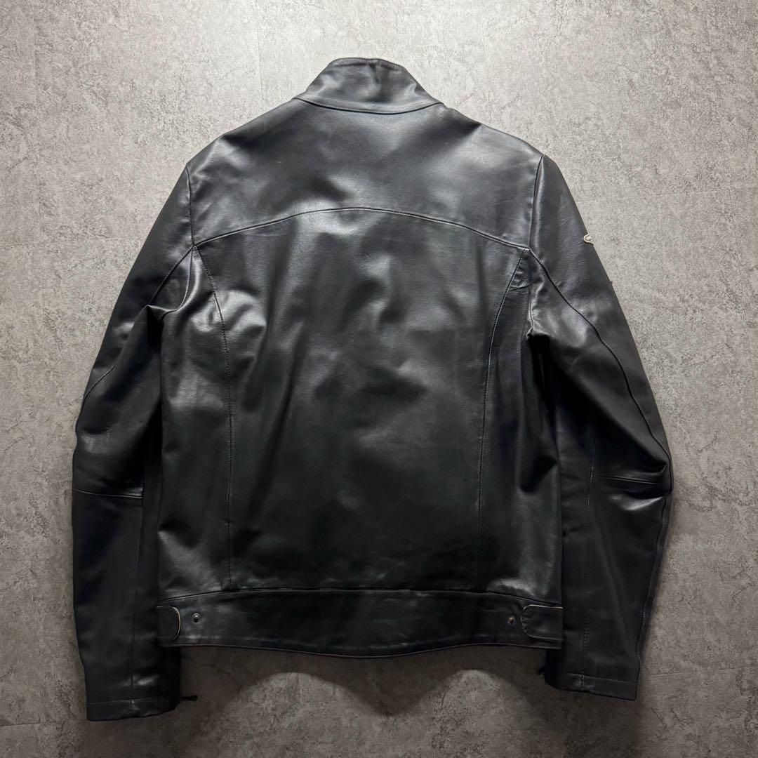 【絶品】Ducati ドゥカティ　L ライダースジャケット　ワッペン　短丈　黒