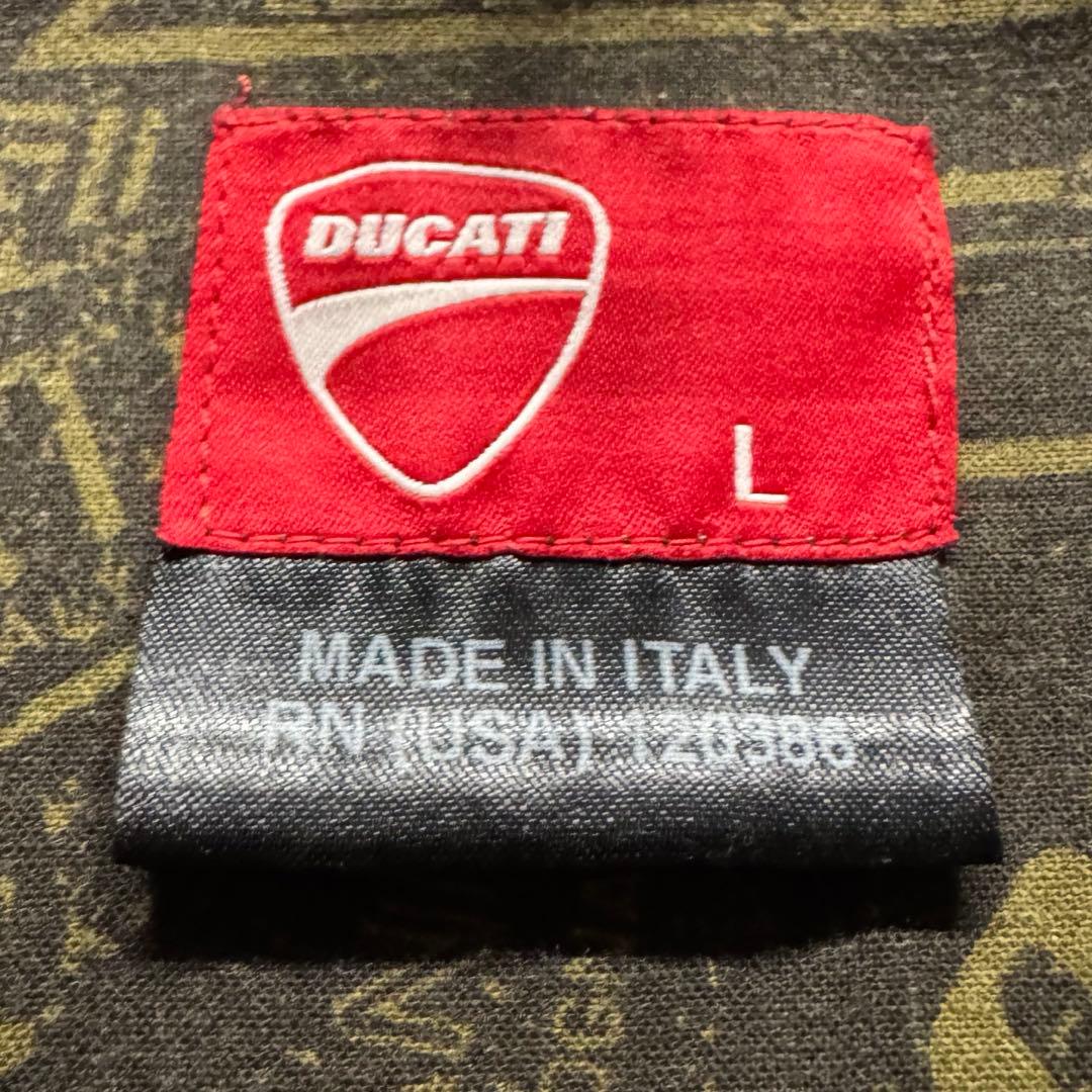 【絶品】Ducati ドゥカティ　L ライダースジャケット　ワッペン　短丈　黒