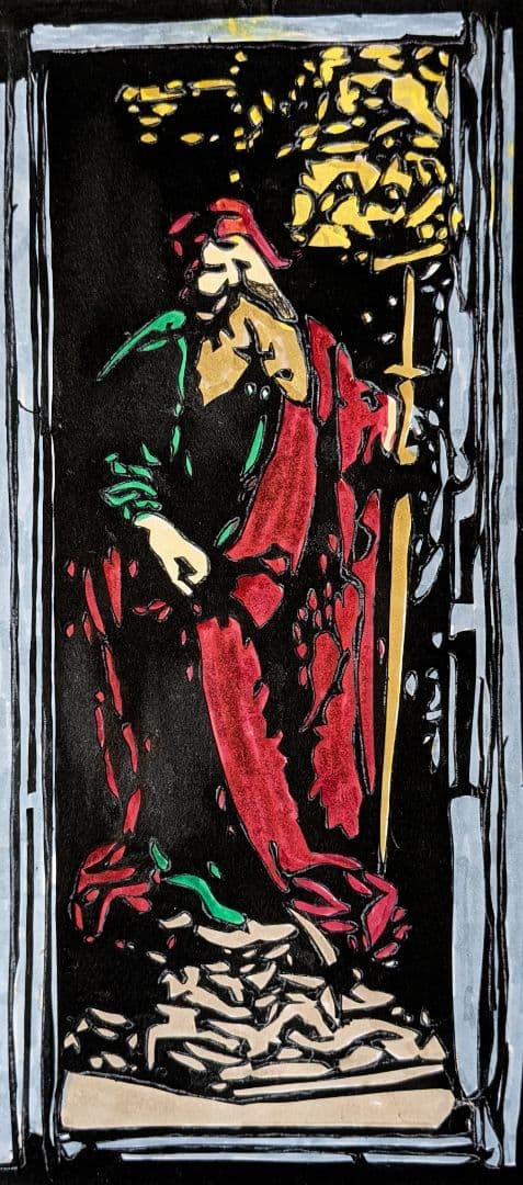イーゼンハイム祭壇画(切り絵.インテリア)