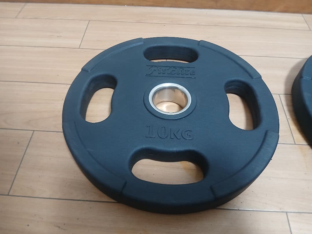 オリンピック バーベルプレート10kg x 2枚FitEliteフィットエリート
