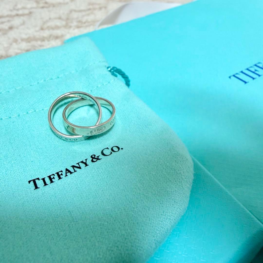 Tiffany シルバーリング　巾着、箱付き