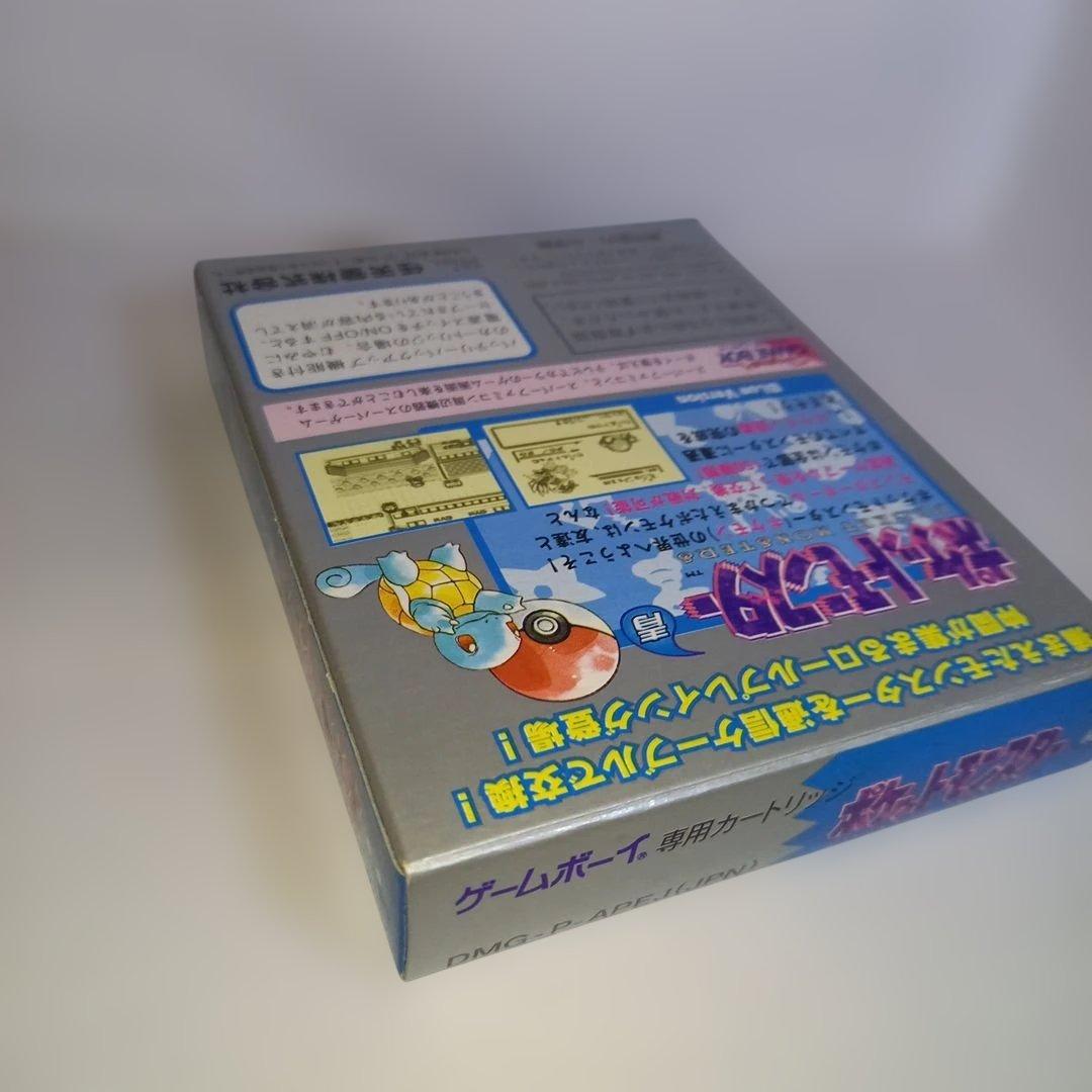 ポケットモンスター青　箱、説明書、マップあり　動作確認済み