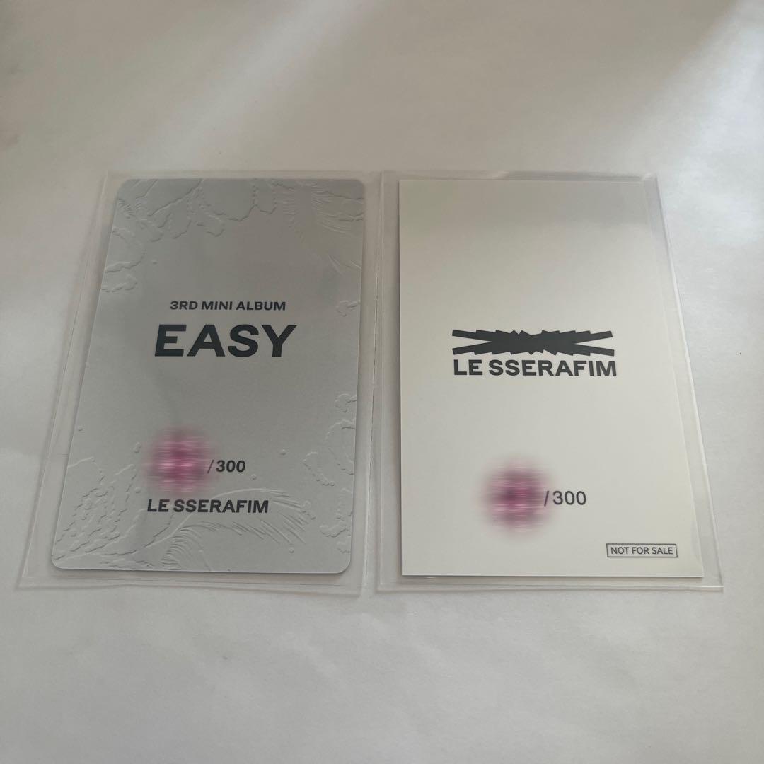LE SSERAFIM ルセラ EASY レアカード ウンチェ