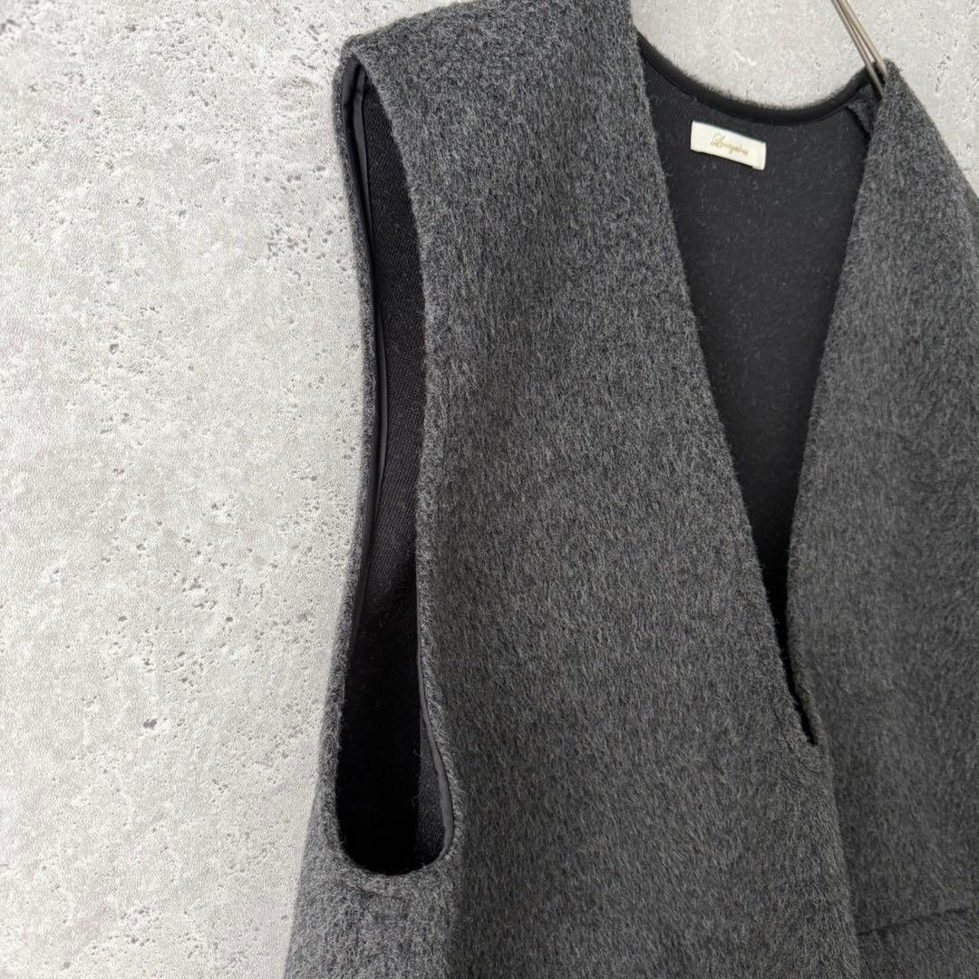 美品✨Loungedress ラウンジドレス　シャギーベスト