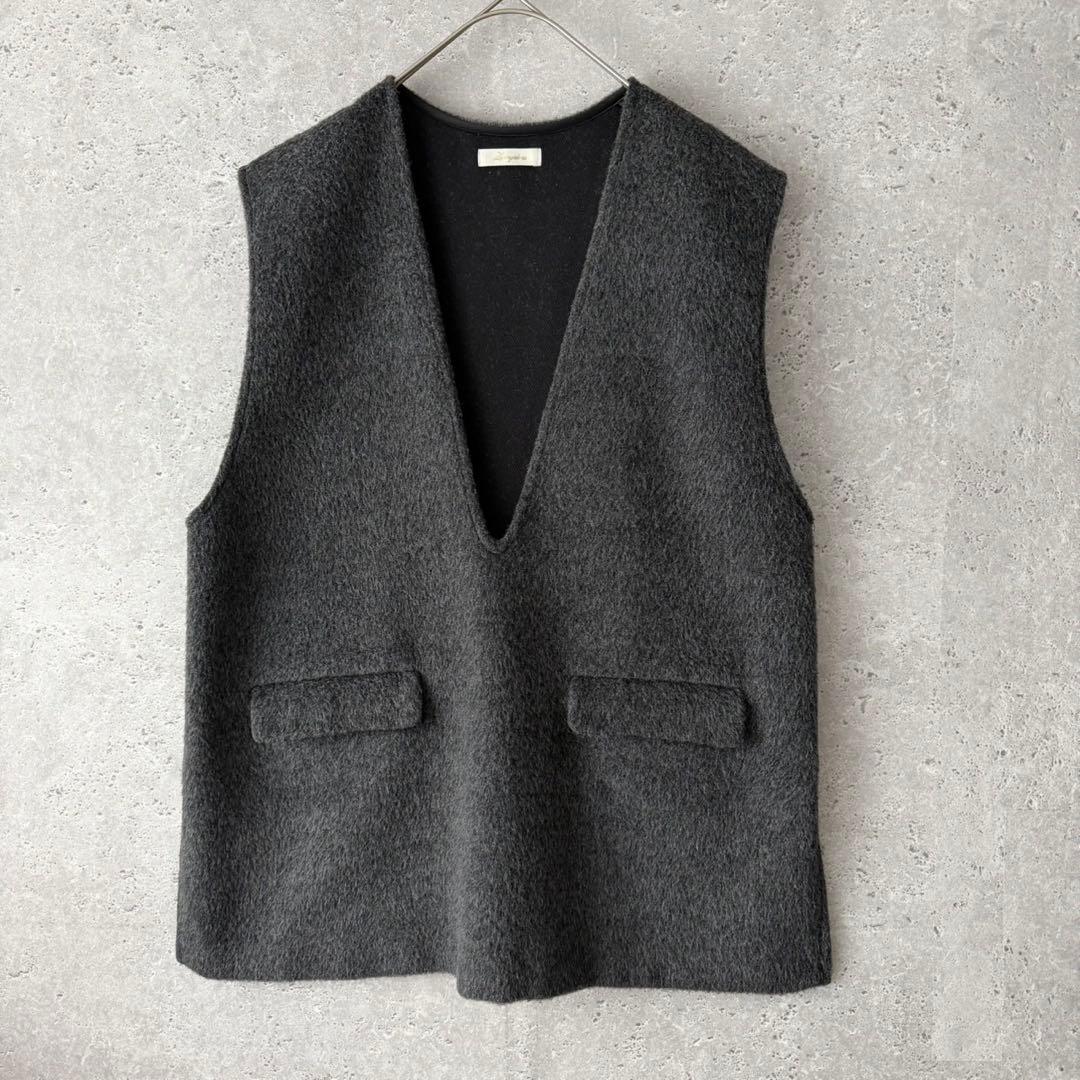 美品✨Loungedress ラウンジドレス　シャギーベスト