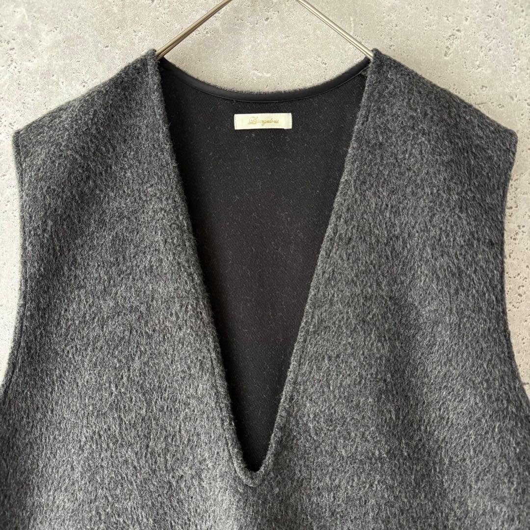 美品✨Loungedress ラウンジドレス　シャギーベスト