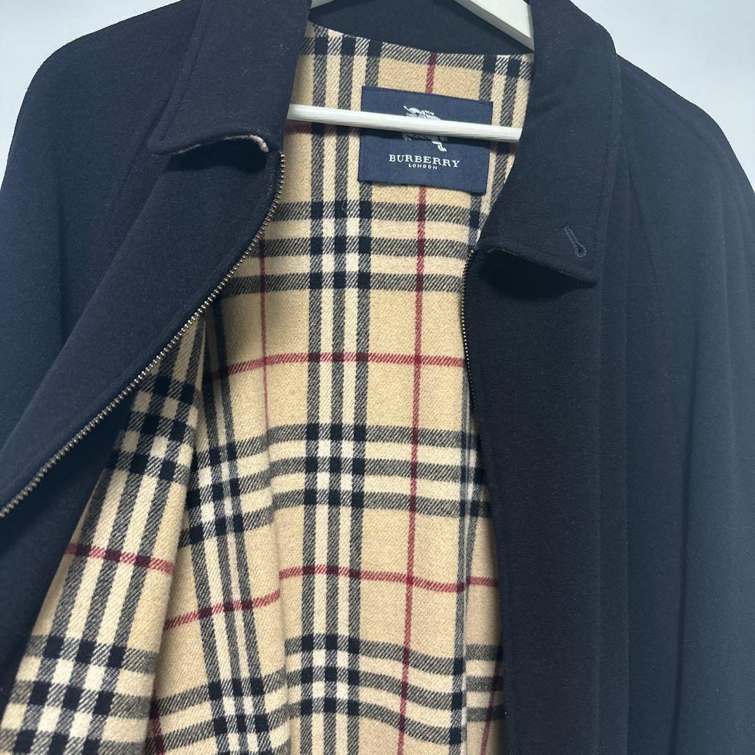 Burberry ジップアップブルゾン　ネイビー