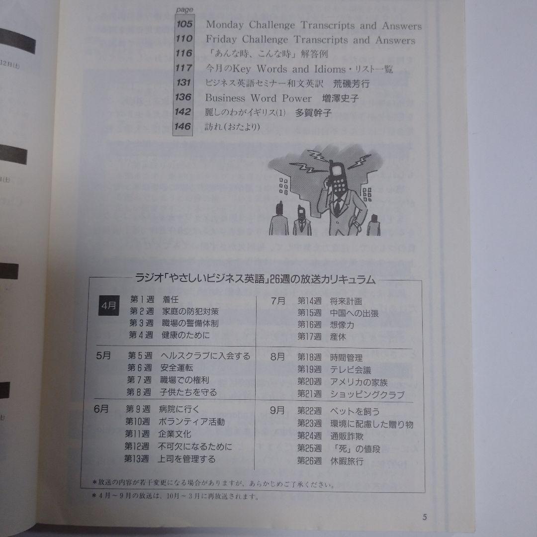 やさしいビジネス英語 1997年4月から98年3月 12冊