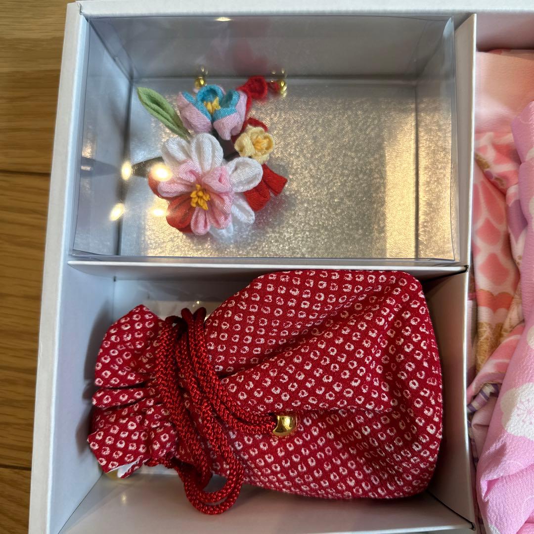 美品✨七五三 3歳用 フルセット 花柄 ピンク
