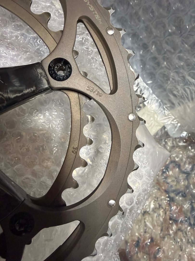 Campagnolo Super Record クランクセット 170mm ブラ