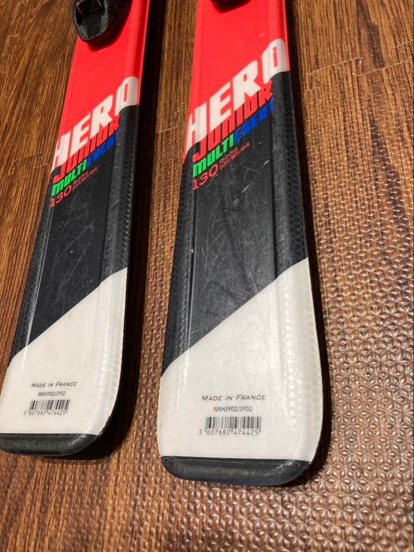 ROSSIGNOL HERO スキー 板130ジュニア用
