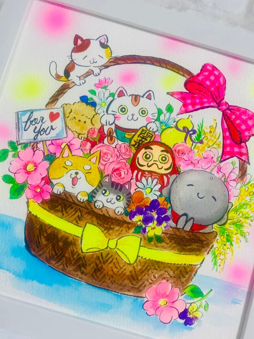 ぷうあ 絵画二点