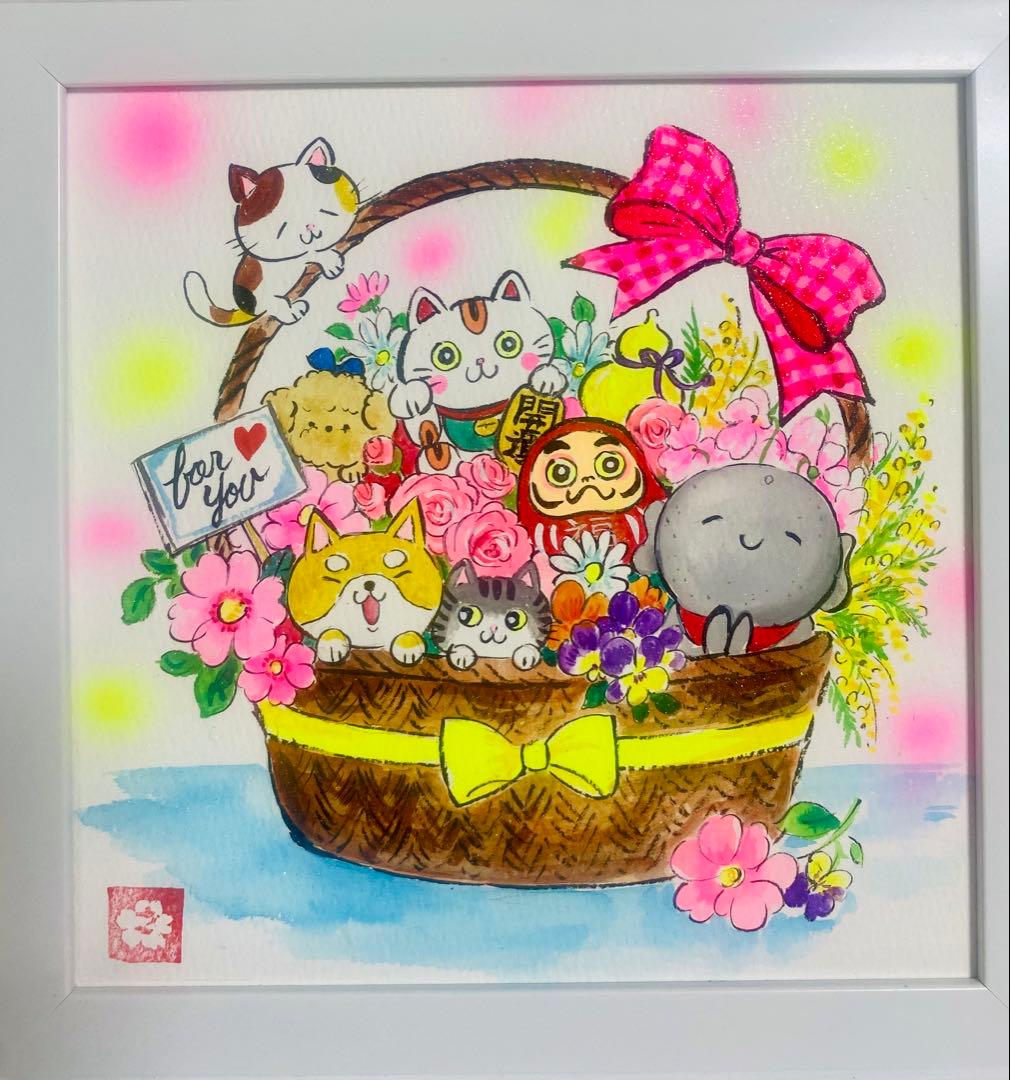 ぷうあ 絵画二点